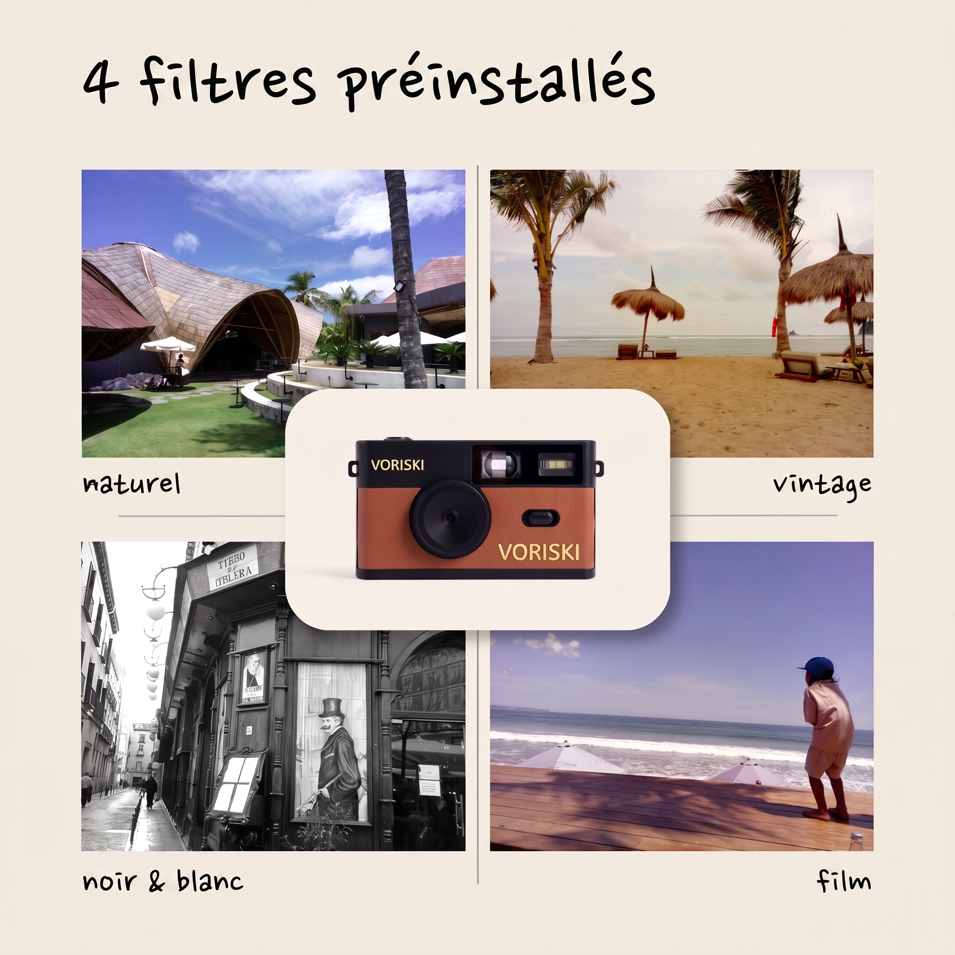 Brown — 4 filtres préinstallés