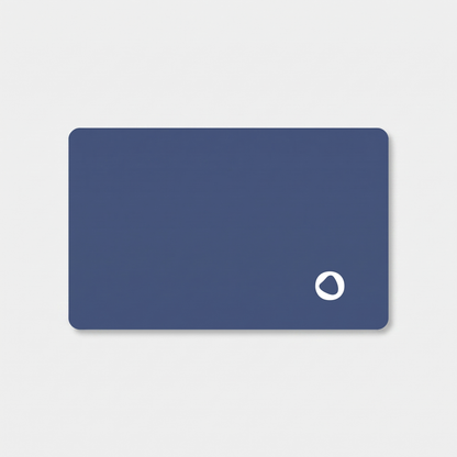 Harbor navy tracking card
