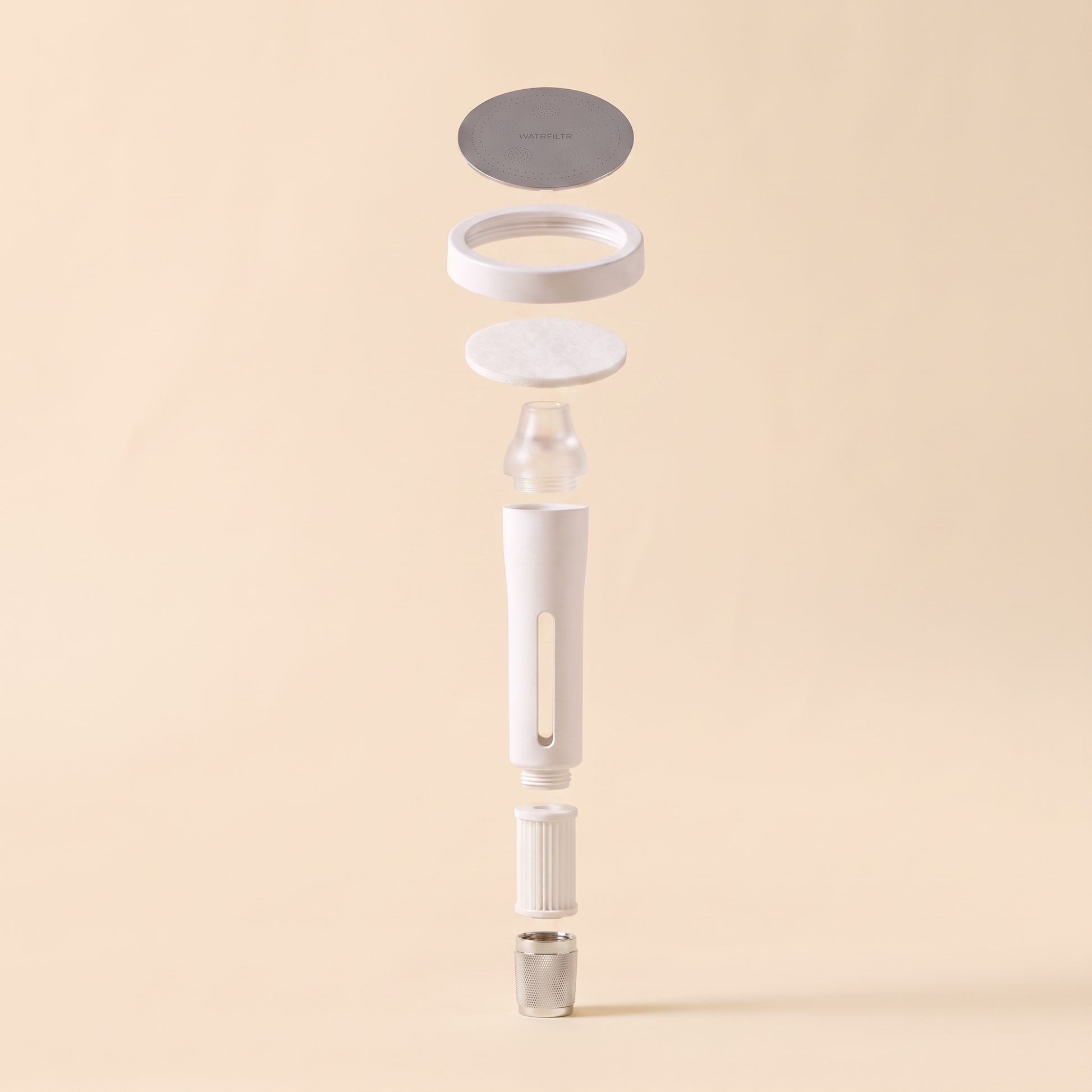 Vue éclatée : double filtration